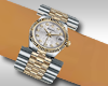 Luxury Gold Silver Watch