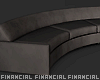 Curved Long Couch