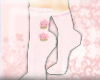 Cupcake Heel Socks~Pink