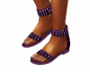 sandales violette