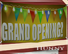 H. Grand Opening Banner