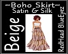 RHBE.BohoSkirt Beige