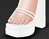 Mia White Heels