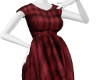 MESH: Flare Plaid Gown