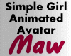 *M* Simple Girl Animated