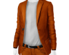 Casual Orange Suit