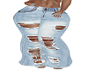RIPPED FLARE JEANS RL