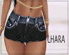 Jean and leather short
