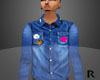 Pink Dolphin button up*C