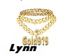 Custom Necklace Gold919