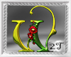 ~2T~ V  Letter Flower