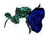 Blue Tin Rose