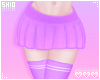 塩. Purple Curvy Skirt.