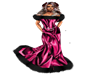 Feathers and Pink Satin