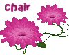 Chair pink petals