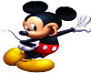 mickey m round rug