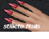 Red Stilleto Nails