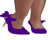 Sassy Bow Heels-Grape