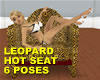 Leopard Hot Seat 6 poses