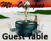 Mt. Olympus Guest Table