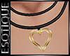 |E! Gold Heart Necklace