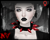 Blood RED-spikes COLLAR