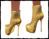 GOLD Spike Boots