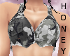 *h* Camo Top Grey