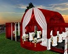 Red N White Wedding Room