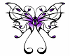Butterfly design wings