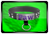S; Paw Custom Collar