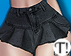 T! Mini Black Shorts