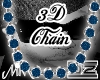 BLUE DIAMOND BEZEL CHAIN