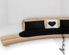 A. B&W Hearts Couch