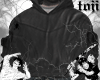 hoodie black nk. 愛