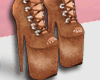 Wedge Boots Camel