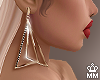 mm. Triangle Earrings