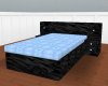 (G) Blue pattern bed