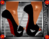 [E]~~Blck/Red Pump