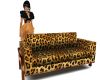 Cheetah Sofa W Brass