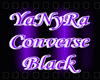 ~YaNyRa Converse Black~