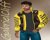 Yellow Brown Jacket Runr