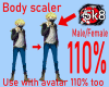 110% Tall BodyScaler M/F