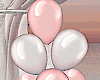 White & Pink Balloons