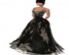 elegent long black dress