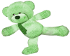 Giggles Green Skate Bear