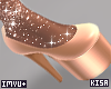 K|Frosted Gold Heels