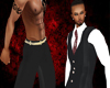 (CB) Black Silk Pants