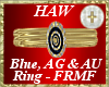 Blue, AG & AU Ring FRMF