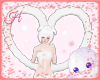 |H| White Heart Tails